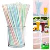 1000Pcs Plastic Drinking Straws Eco-friendly BPA-free Reusable Straws Colorful Party Drink Straws