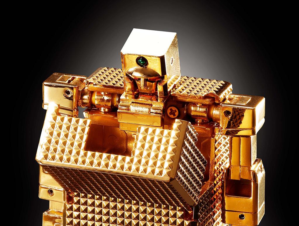 TAMASHII NATIONS Soul of Chogokin Golden Warrior Gold Lightan GX-32R Gold Lightan 24K Gold Plated Finish Approx. 130mm (Robot Form) ABS & PV