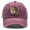 Tiger Head Print Adjustable Caps HD Animal Heads Man's Cap Casual Vintage-Inspired Snapback Baseball Hat One Size Fits All