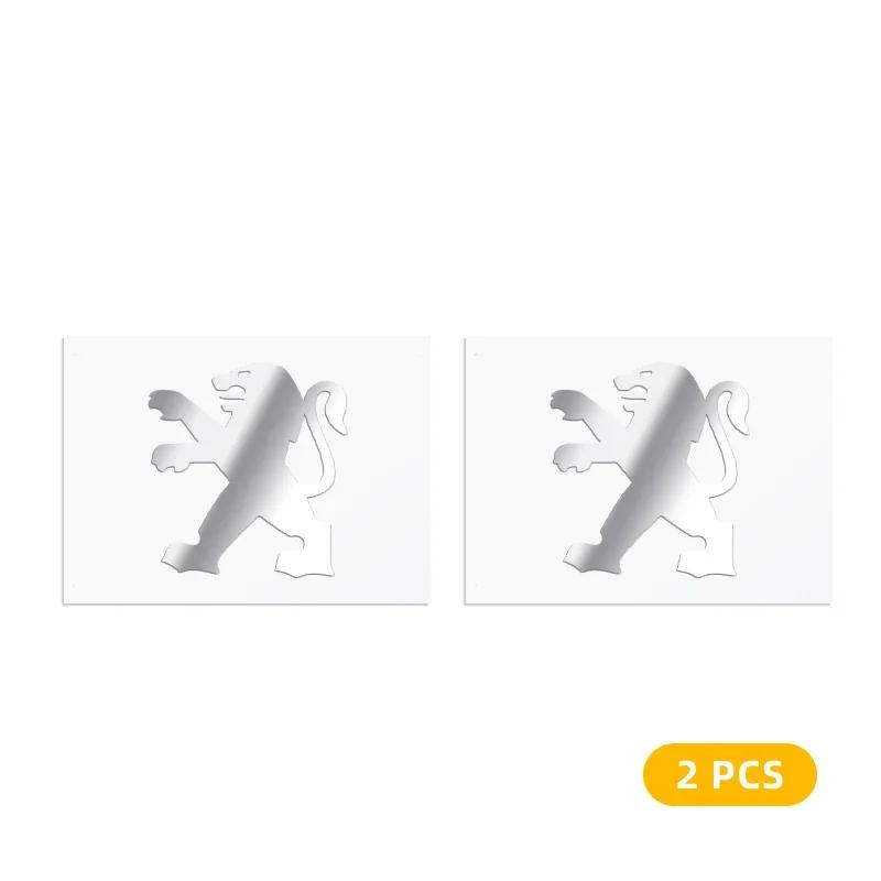 Car Sticker Car Metal Emblem Car Interior Dekoration Stickers Badges Auto Styling For Peugeot 206 307 308 3008 207 208 407 508 2