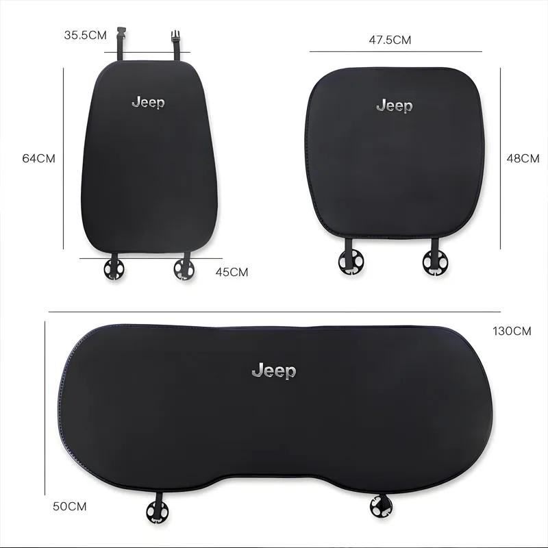 Для Jeep Flax Чехол на сиденье автомобиля Подушка-подкладка на спинку Сиденье-подушка Для Jeep Wrangler Rubicon Renegade Compass Grand Cherokee Patriot Liber