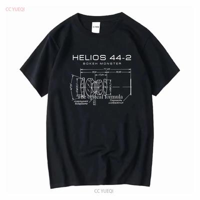 Helios 44 2 Классическая футболка с длинным или коротким рукавом винтажная стираная растянутая уличная одежда дизайнерская одежда универсальная немного