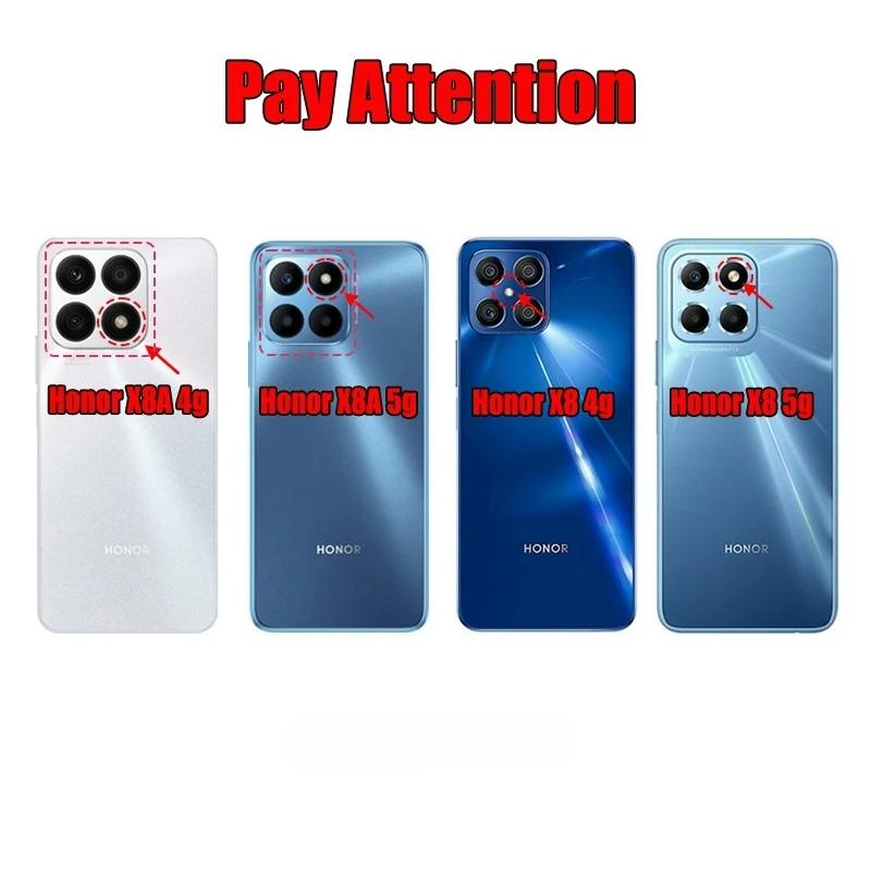Honorx8 блестящий держатель для силиконового чехла для Huawei Honor X8 X6 X8a 4g 5g X8b X6a X6s X7a X9a X9b подставка чехол Magic 5 6 Lite
