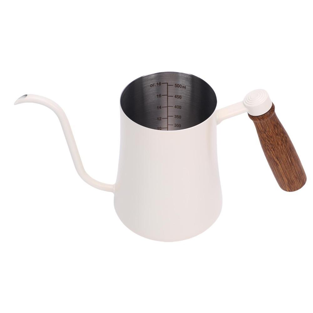 Temperature Meter Coffee Brewing Pot 550ml Capacity Coffee Kettle Home Kitchen Use
