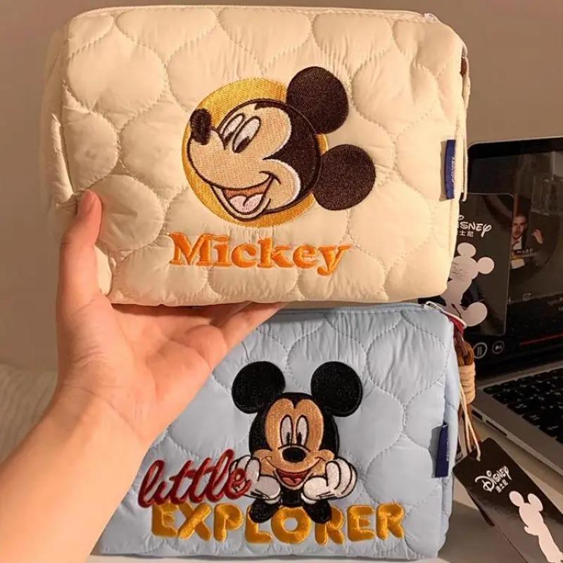 Disney Косметичка в стиле Микки Мауса Изысканная туалетная сумка Компактная сумка для хранения Портативная дорожная сумка Подарок на день рождения