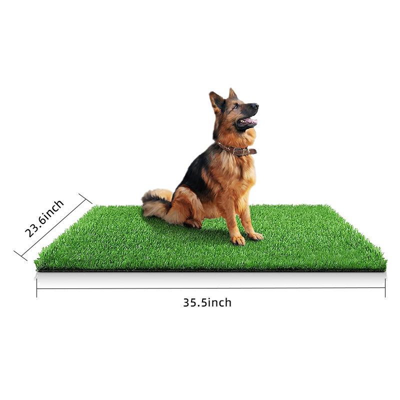 Оптовая стираемая искусственная трава Туалет для собак Профессиональная синтетическая трава Многоразовый коврик для мочи щенка Газон Собачий туалет
