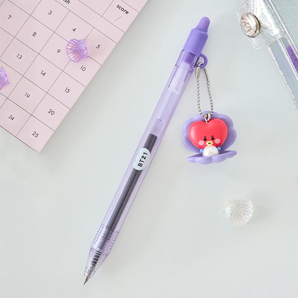 BT21 TATA BABY ЖЕМЧУЖНАЯ Фигурка Гелевая ручка