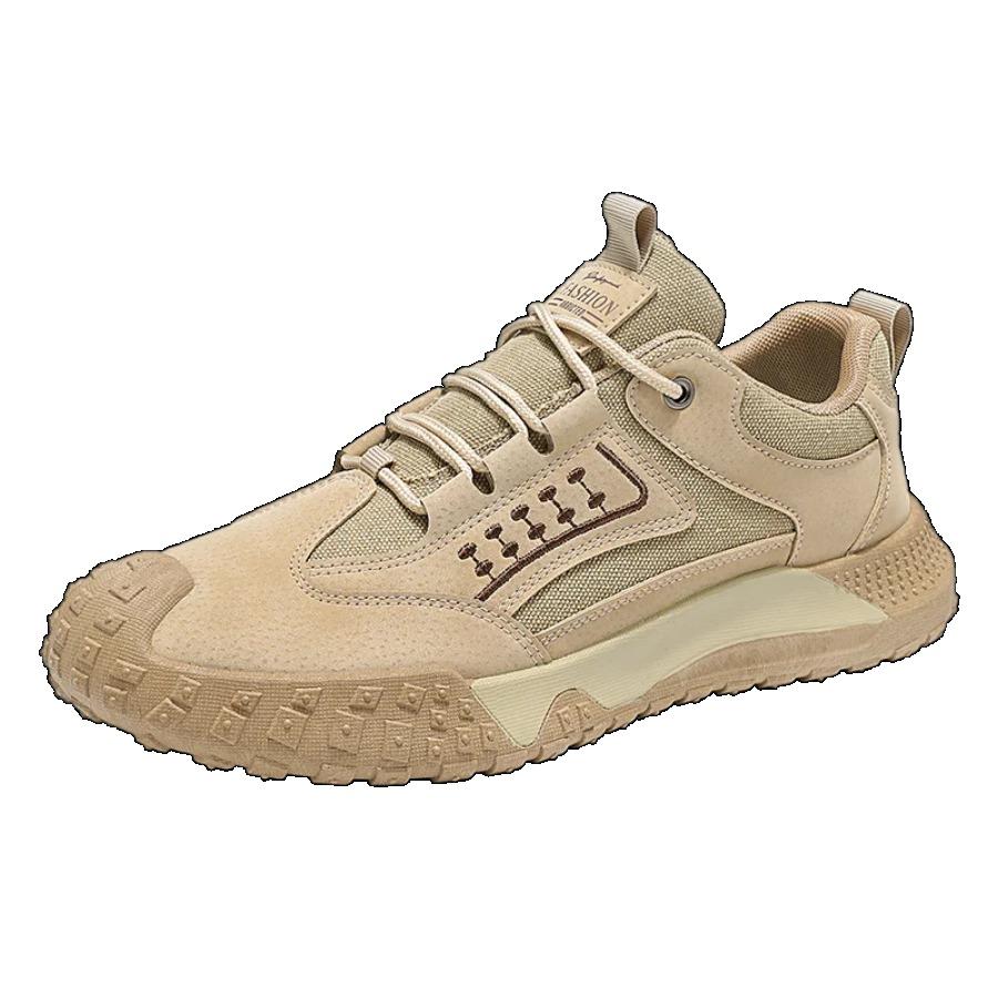 2025 Мужские весенне-осенние дышащие уличные походные рабочие мужские туфли для бега с мягкой подошвой, повседневная спортивная обувь, новая мужская обувь