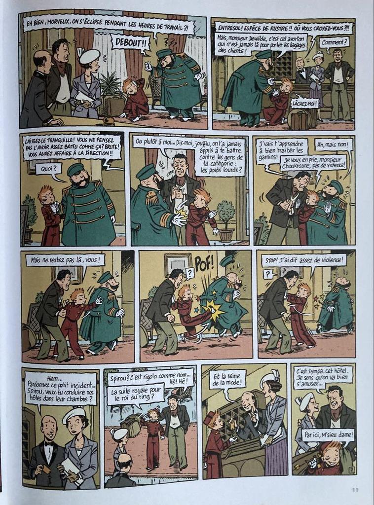 [USED] Spirou the journal of an English BD French comics