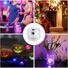 5 Pack Mini Submersible LED Light with Remote, Colourful Battery Tea Lights ABS Material Shell Waterproof Pool Lights for Pool Party Decorations