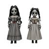 2D Flat Halloween Ghost Doll Ground Decoration Scary Doll Ground Plug-in Board Large Swing Ghost Decoration Horror Prop Plug In