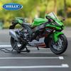 Welly 1/12 Scale 2021 Kawasaki Ninja ZX-10R Alloy Motorcycle Model Simulation Diecast Metal Scale Motorcycle Model Childrens Toy Gifts