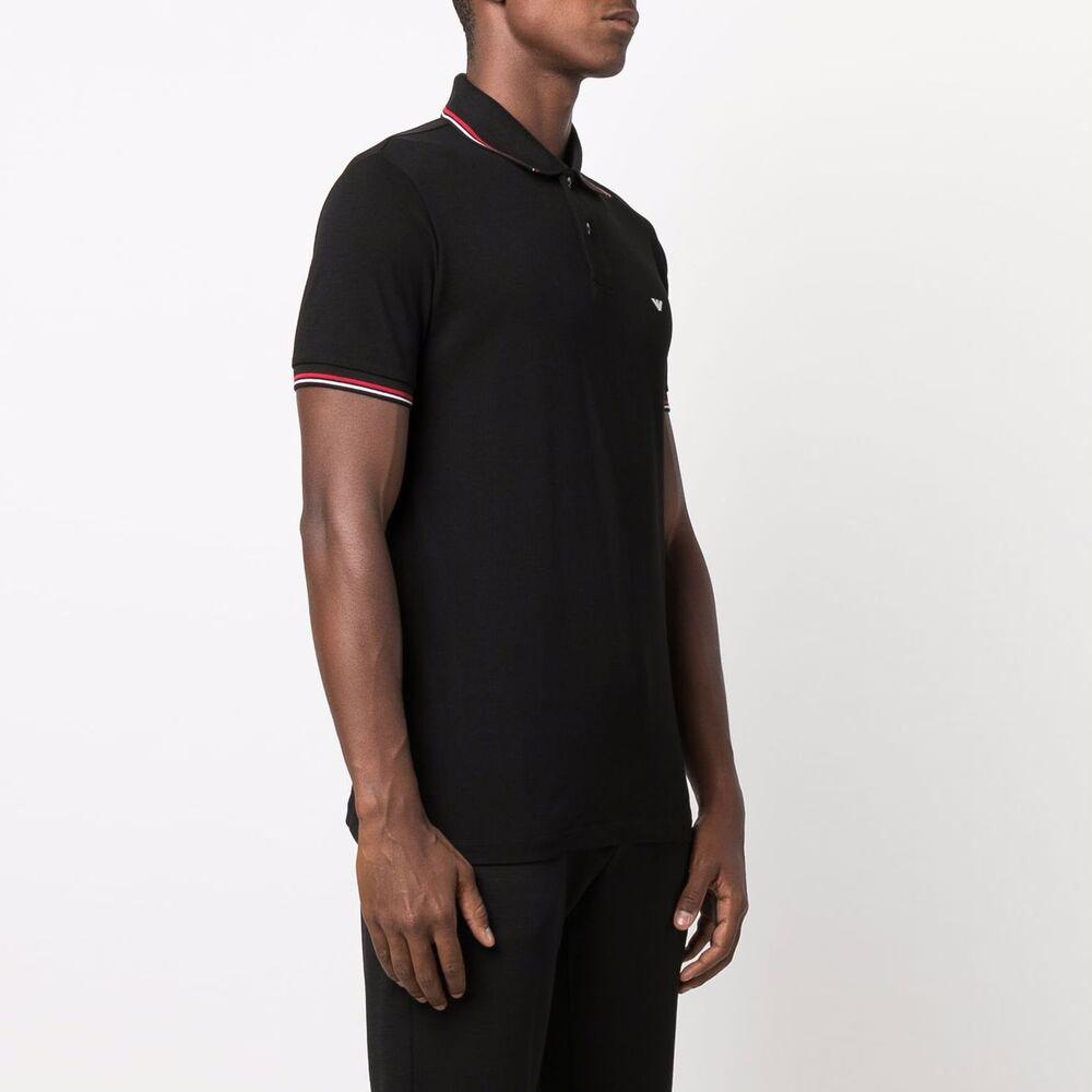 EMPORIO ARMANI Logo Detailed Short Sleeved Polo Shirt 8N1FB4-1JPTZ-0999