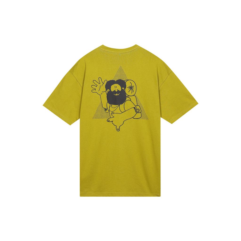 Nike Мужская футболка с короткими рукавами ACG Hikepy с мультяшным графическим принтом, топы Moss FB8124-390