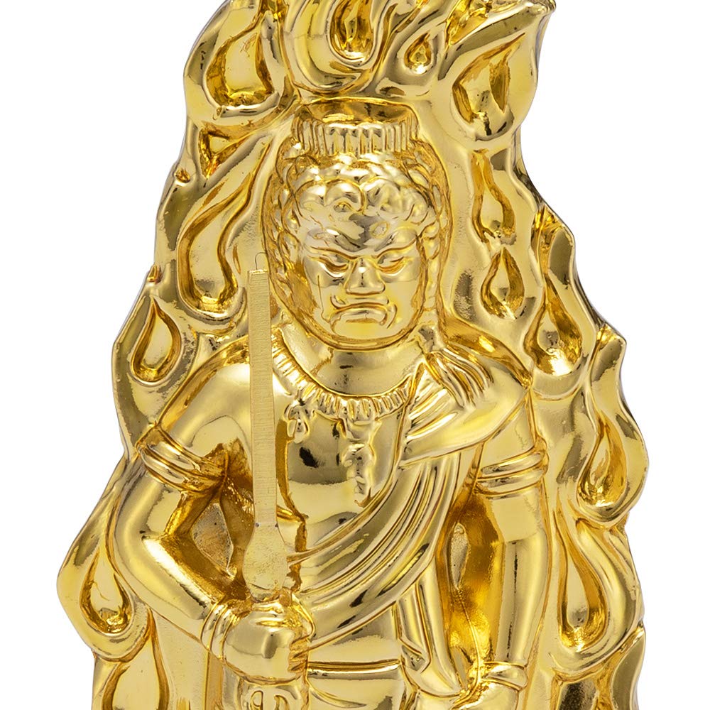 Buddhist Altar Shop Takita Shoten Buddhist Statue of Acala (born in the Year of the Rooster) Alloy (7.5cm high x 3cm wide) [Crafted by Keishu
