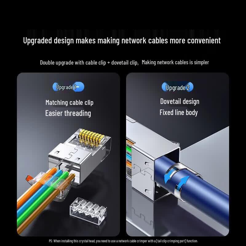 Ugreen Экранированный модульный разъем RJ45 Cat8