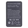 SEIVI NP FZ100 LCD Charging Display USB Single Slot Camera Battery Charger for Sony A7RIII A7R3 A9 7RM3