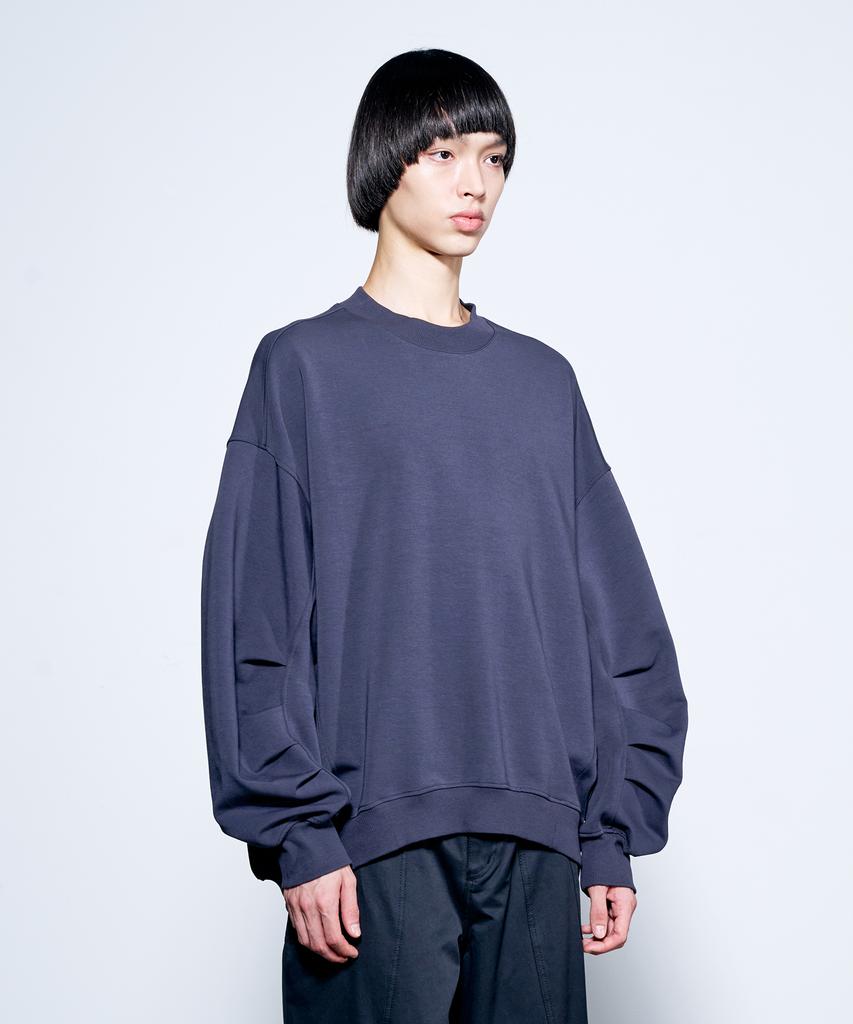 ZENSAI Draped Sweatshirt Grey