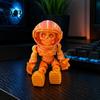 Статуэтка Шлема Полого Черепа, 3D-печатная фигурка Астронавта, Подвижная Фигурка Скелета Космонавта, Оригинальный Подарок для Взрослых, Хэллоуин, Подвижная