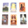 Tarot Divination Cards Family Interactive Board Game Copper Printing Paper Playing CardsTarot Card