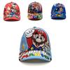 Детская бейсболка с рисунком Super Mario Bros из хлопка и с защитой от солнца для активного отдыха