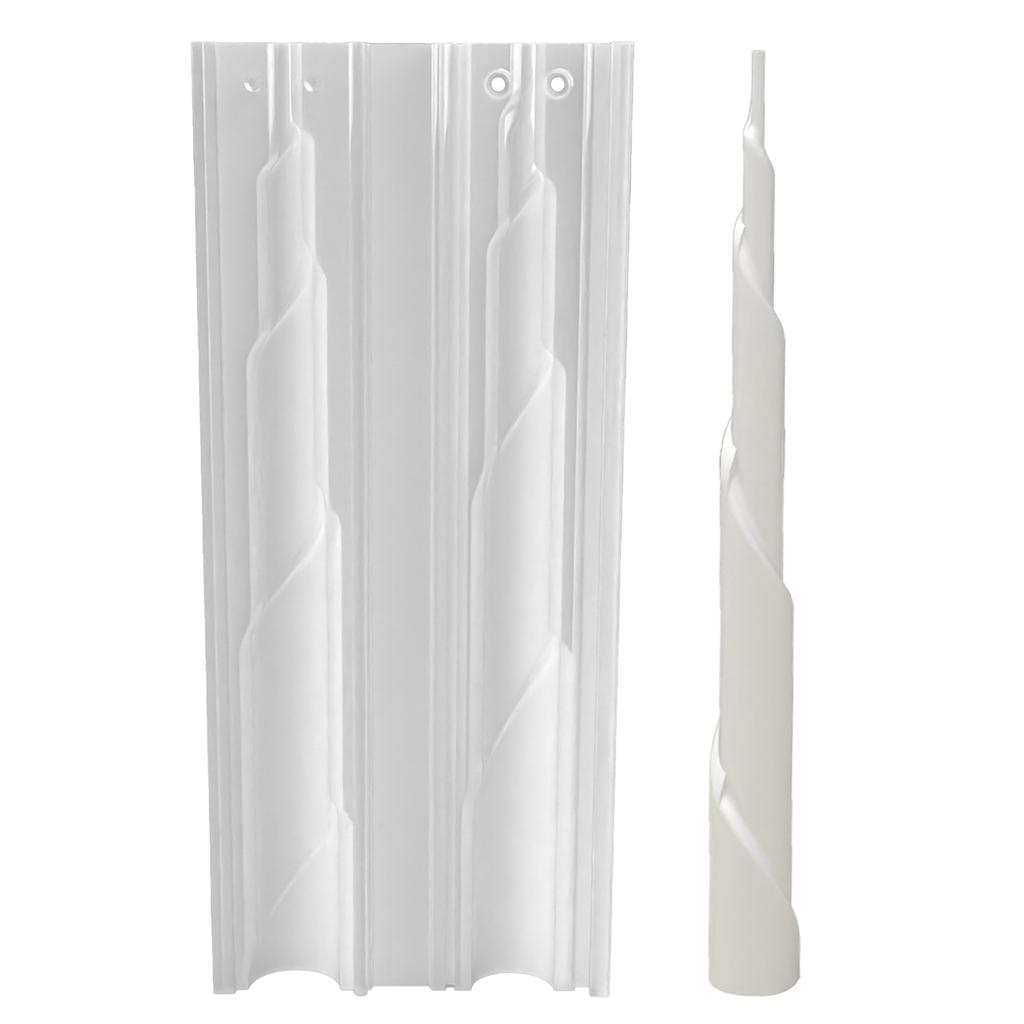 Спиральные цилиндрические формы для свечей, витые стержни, силиконовые формы, формы для изготовления свечей своими руками, формы для литья эпоксидной смолы для вечеринок