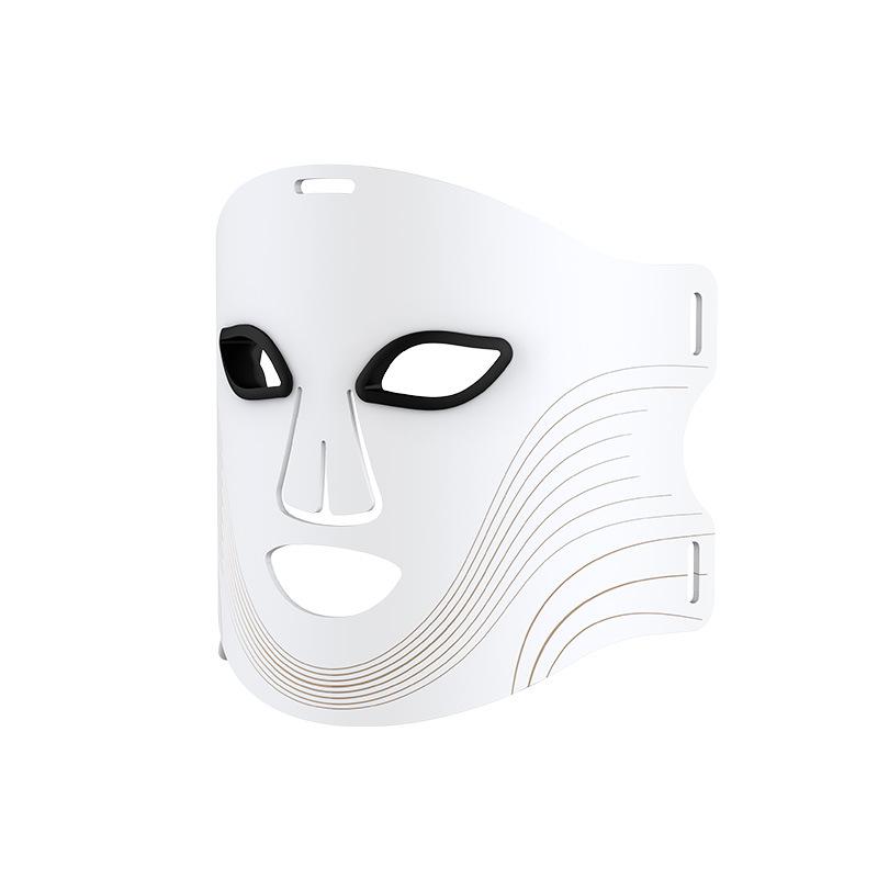 LED Red Light Therapy Face & Neck Mask Set - Photorejuvenation & Whitening Device