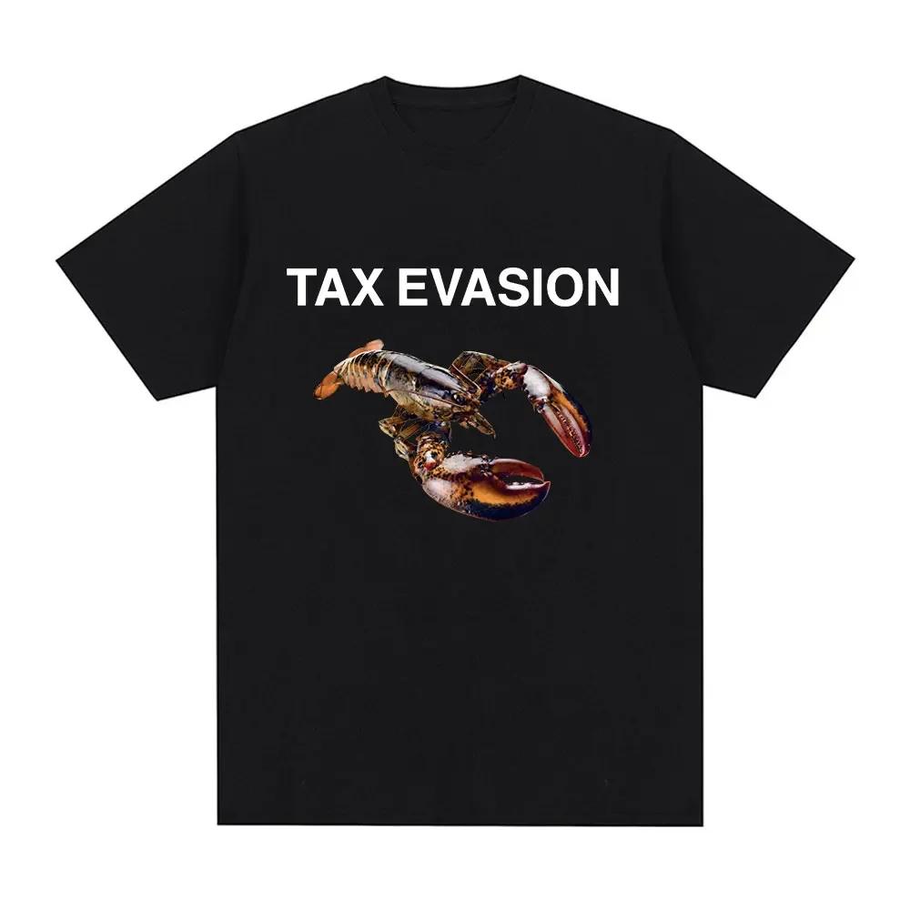 Fun Tax Evasion Lobster Meme Pattern Tshirt Mens Womens Fashion Retro Summer High Quality Tshirt Casual Street Tshirt Tops