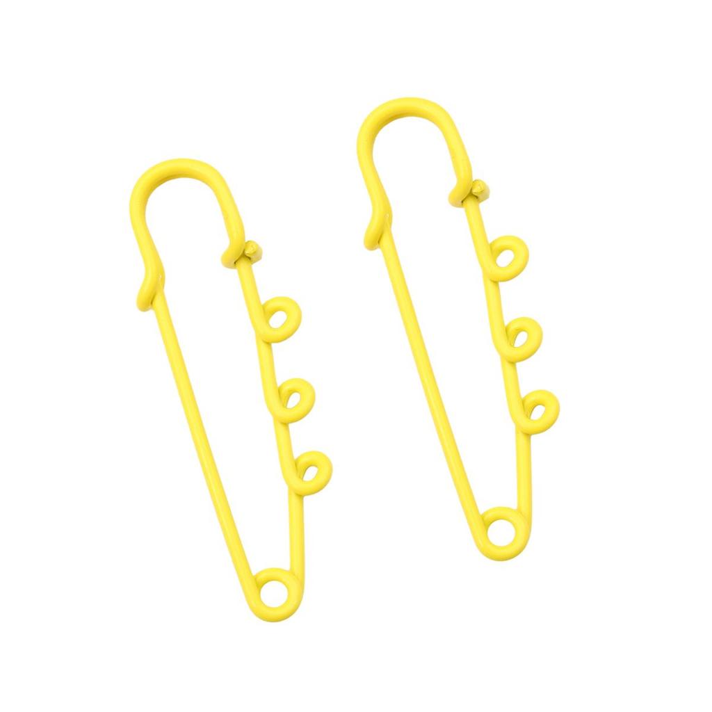 2/5Pcs Colorful 3 Holes Pins Brooch for DIY Making Decorations Clothing Fixator Supplies Accessories