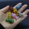 10Pcs DIY Charms Handmade Lampwork Glass Beads Vase-Shaped Beads 15x30mm For Jewelry Making DIY Pendants Necklace Earrings Accessory