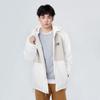 New Balance Velvet Jackets Unisex Ivory Hooded Moderate