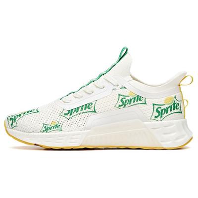 Sprite X Comprehensive Training Series амортизирующие нескользящие прочные низкие кроссовки мужские кроссовки белые зеленые 112027785-6