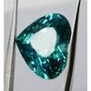 Natural Bluish Green Grandidierite Loose Gemstone 10.23 ct Heart for Jewelry Making and Crafts