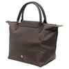 Longchamp Сумка-тоут Le Pliage Green с принтованным логотипом, нейлоновая, маленькая, женская, цвет Грязь L1621919813