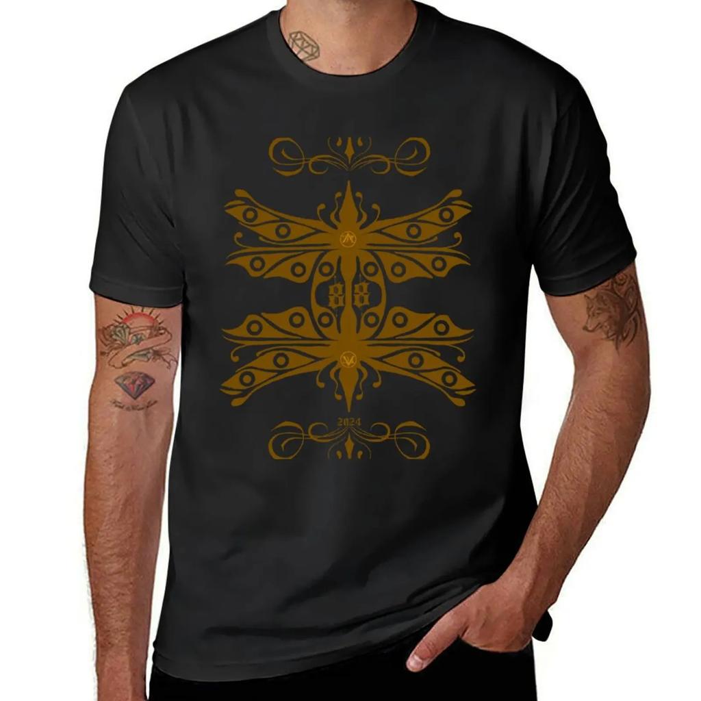 Dragonfly matinggold yellow TShirt heavyweights quick drying aesthetic clothes custom t shirt mens graphic tshirts anime