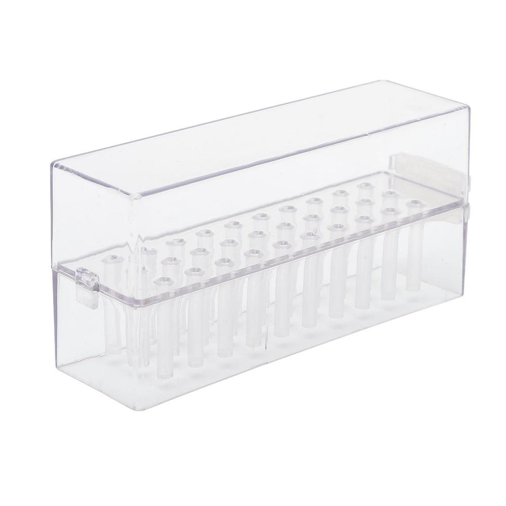 Dustproof Structure Nail Drill Bits Holder Stand Practical Storage For Daily Nail Art Tools