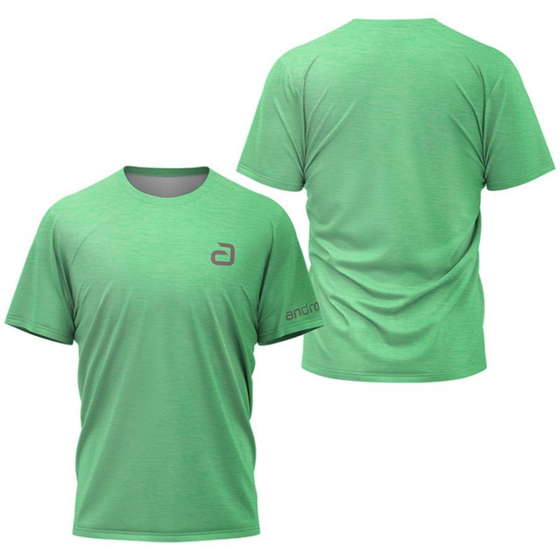 2027-2026 Table Tennis T-Shirt Undercurrent Pattern Men's Summer Badminton T-Shirt Top Table Tennis Club Short Sleeve