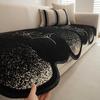 Geometric Milk Silk Sofa Seat Cover Pet Friendly S/M/L/Xl Breathable Sofa Slipcovers Couch Cap Furniture Case Soft