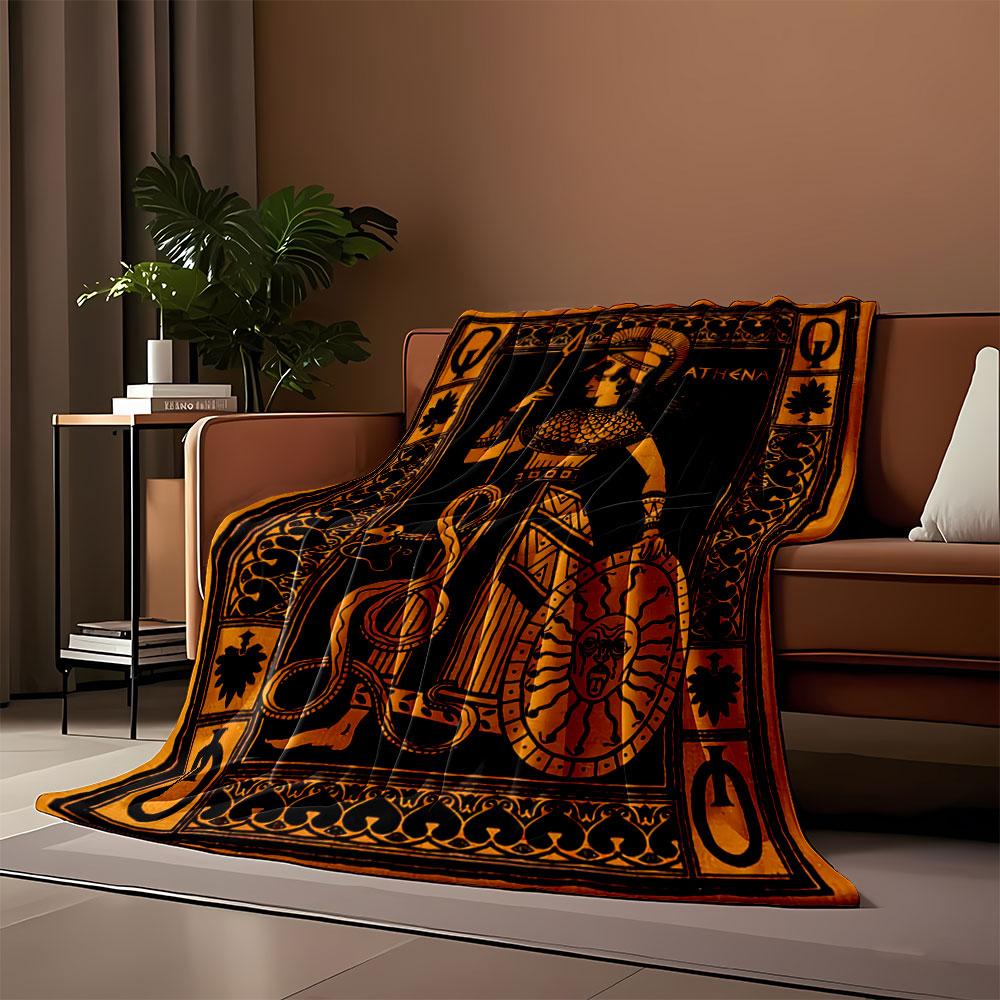 Greek Athena Myth Blanket for all seasons blanket lunch break throw gift