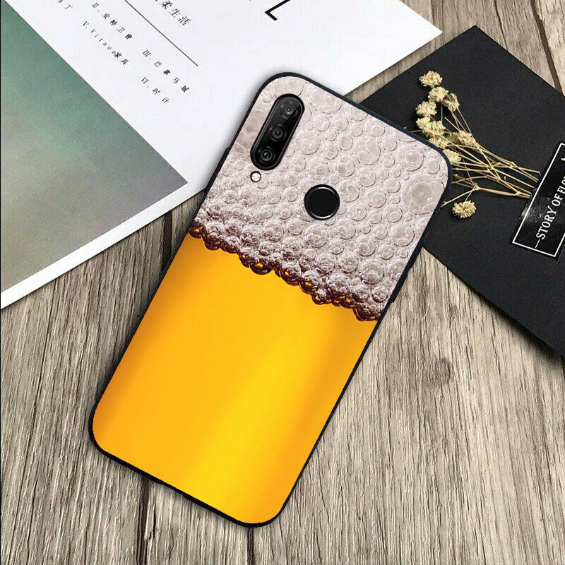 Пиво Алкоголь Лето Пузырьки Для Huawei Nova Y72 Y73 Y90 Y70 Y60 Y91 Y61 12s 12i 11i 8i 9 10 SE P40 Lite P60 P30 Pro Чехол