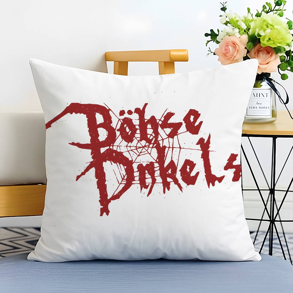 Music B-Bohse Onkelz-MT Band Pillow Case Printed Brushed Fleece Pillow Baby Skin-Touch Eco-Friendly Dye-Sublimat