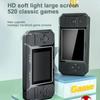 Retro Video Game Console Handheld Built In 520 In 1 Games Av Out To Aux Mini Handheld Game Player Retro Pocket Portable Tv Kids