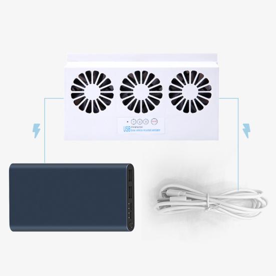 Авто Окно автомобиля Солнечная энергия Вентиляционное отверстие Прохладная вентиляция USB Вытяжной вентилятор Радиатор