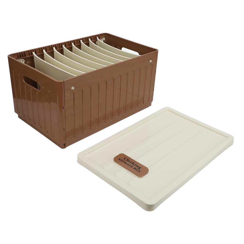 Foldable Closet   9 Grids Wardrobe Clothing Storage Bin with Lid Washable Stackable Folding Box for Pants Sweater Shirt