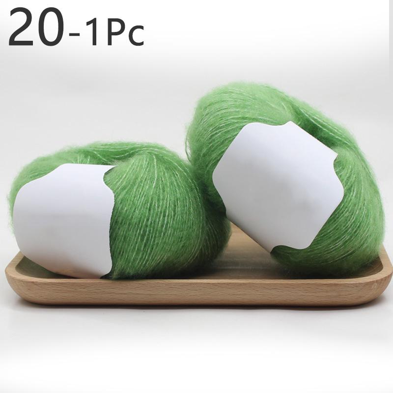 1 шт., 30 г, нить для вязания крючком из мохера для свитера, шарфа, пряжа для вязания, мягкая многоцветная пряжа для рукоделия «сделай сам»