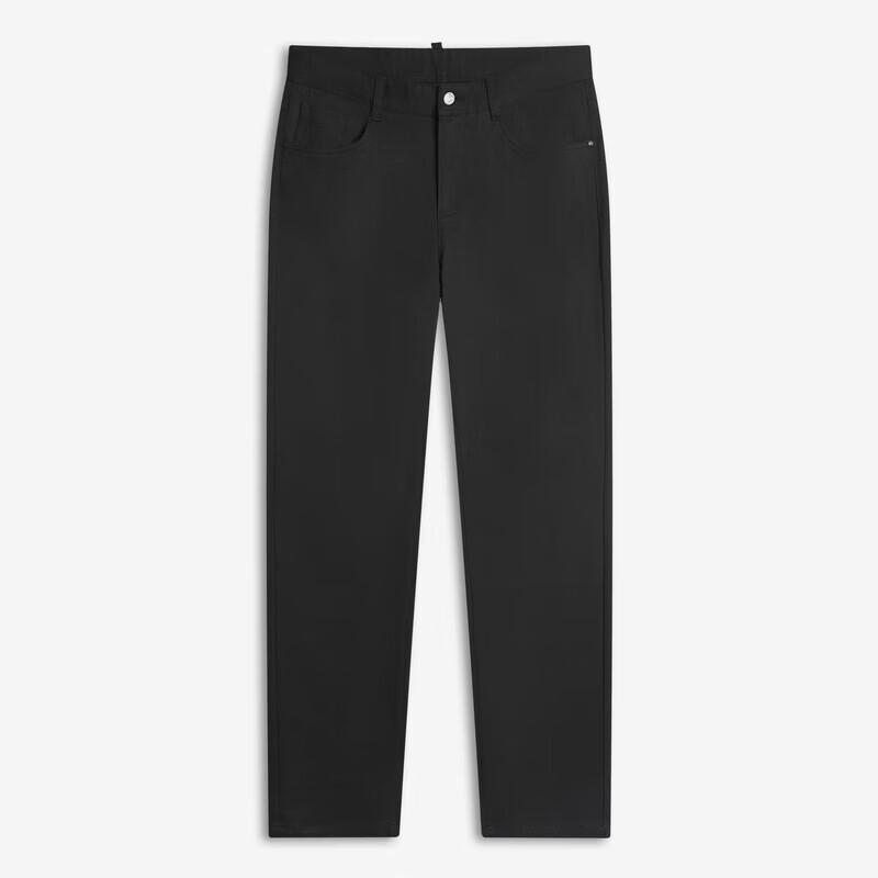 K-Boxing Men's Slim-Fit Straight Micro-Elastic Casual Pants