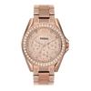 Fossil RILEY ES2811 Women's Watch, Pink Gold