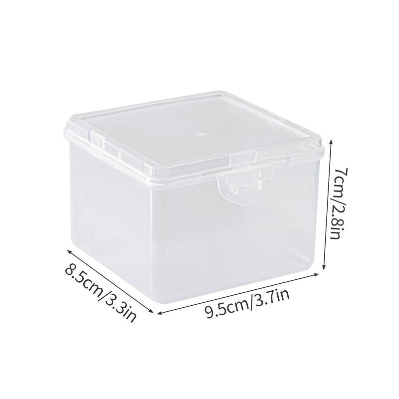 Коробка для хранения с крышкой, прозрачная пластиковая коробка для хранения, контейнер для ювелирных изделий, коробки для сортировки и организации дома, многоцелевой органайзер