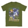 Digimon Ishida Yamato Gabumon T Shirt Unisexs Cotton Unique Tshirt Round Neck Adventure Anime Tee Short Sleeve Merch Big Size