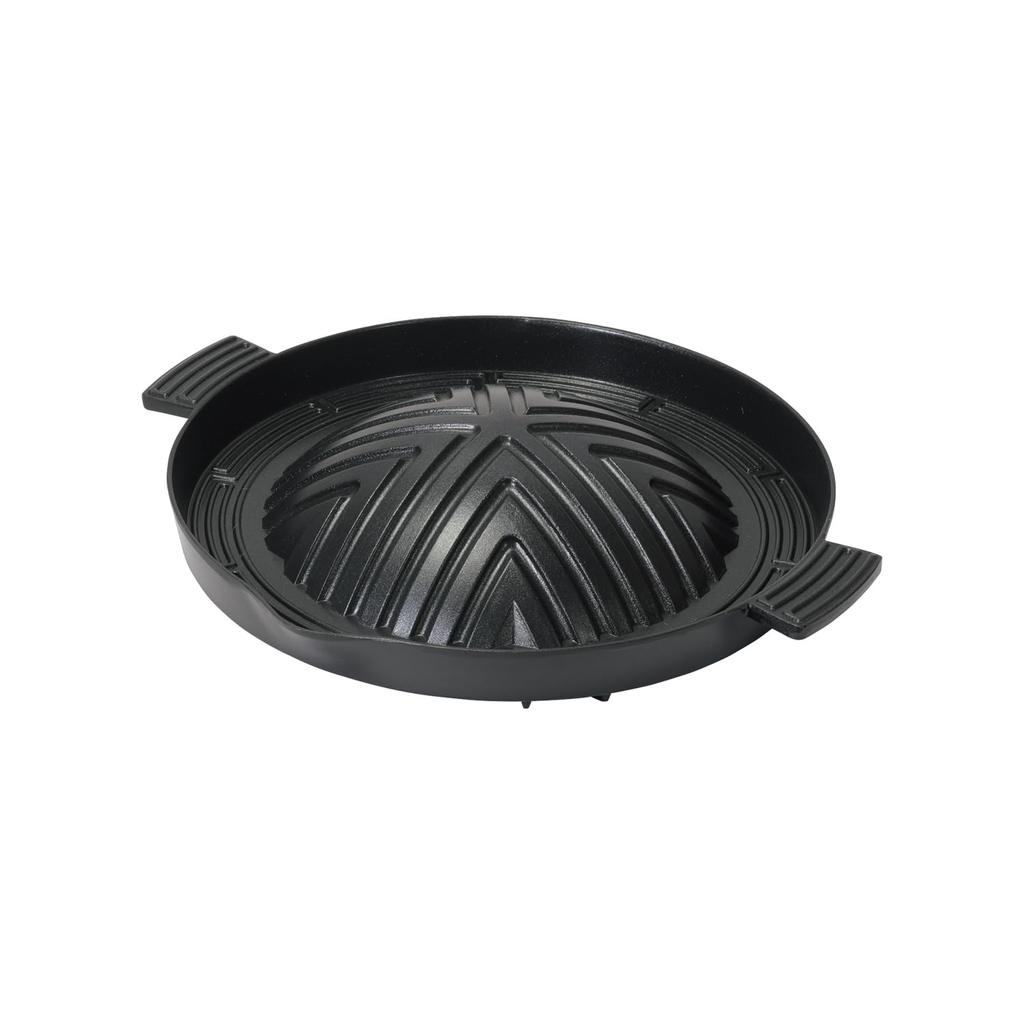 Жаровня Pearl Metal 28 см с антипригарным покрытием из литого алюминия для гриля, барбекю и бульгоги - Легкая, не требует приправ - Hanmi-ya HC-86